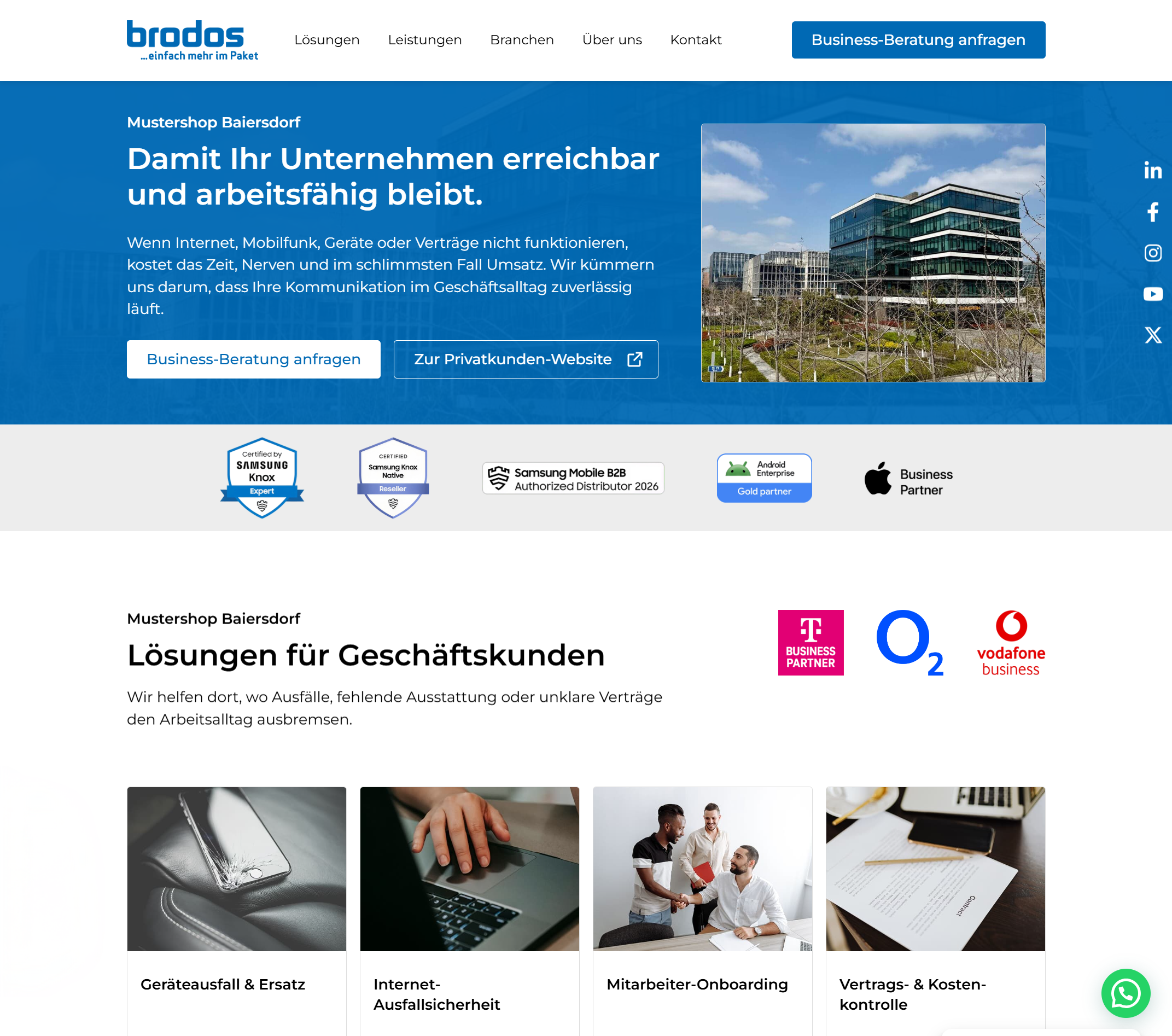 Beratung anfragen