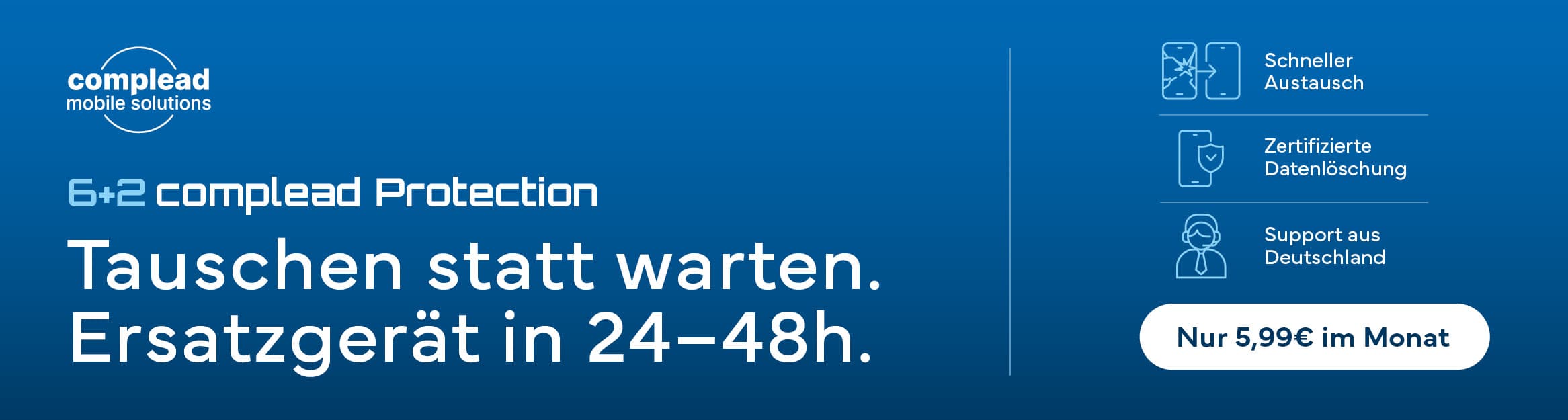 Wertgarantie Reparatur-Rechnungen Banner